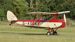 G-AOJK @ EGTH - 2. G-AOJK arriving at The Shuttleworth Collection Flying Proms, Aug. 2014.