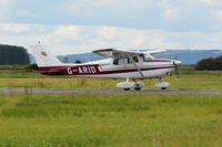 G-ARID @ EGFP - Visiting Cessna Skyhawk departing Runway 04.
Thanks for the wave!
Previously registered N7709X. - by Roger Winser