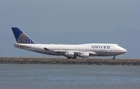 N116UA @ KSFO - Boeing 747-400