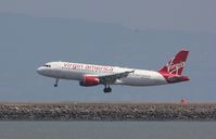 N853VA @ KSFO - Airbus A320 - by Mark Pasqualino
