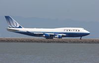 N174UA @ KSFO - Boeing 747-400 - by Mark Pasqualino