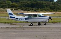 N210NM @ EGFH - Visiting Cessna Centurion. - by Roger Winser