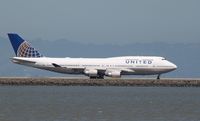 N119UA @ KSFO - Boeing 747-400 - by Mark Pasqualino