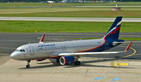 VQ-BSI @ EDDL - Aeroflot, is here taxiing to the gate at Düsseldorf Int'l(EDDL) - by A. Gendorf