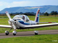 G-BVHC @ EGPN - Tayside Aviation Grob Heron 'HC taxies in at Dundee Riverside EGPN after another training flight. - by Clive Pattle