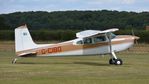 G-CIBO @ EGMJ - 2. G-CIBO arriving at a superb Little Gransden Air & Car Show, Aug. 2014.