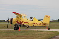 N6774K @ KALO - Taxiing for aerial demonstration at the air show
