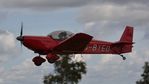 G-BYEO @ EGMJ - 41. G-BYEO arriving at a superb Little Gransden Air & Car Show, Aug. 2014.