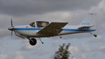 G-CCUL @ EGMJ - 41. G-CCUL arriving at a superb Little Gransden Air & Car Show, Aug. 2014.