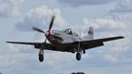 G-MRLL @ EGMJ - 43. G-CBEI arriving at a superb Little Gransden Air & Car Show, Aug. 2014.