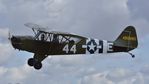 G-BECN @ EGMJ - 41. 44-80480 ('Miss Norah') arriving at a superb Little Gransden Air & Car Show, Aug. 2014.