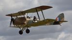 G-BLUZ @ EGMJ - 43. G-BLUZ (LF858) arriving at a superb Little Gransden Air & Car Show, Aug. 2014.