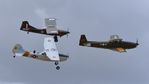 N4956C @ EGMJ - 45. The Navion leading the Auster & Bird Dog at a superb Little Gransden Air & Car Show, Aug. 2014.