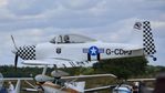 G-CDPJ @ EGMJ - 41. G-CDPJ arriving at a superb Little Gransden Air & Car Show, Aug. 2014.