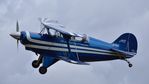 N74DC @ EGMJ - 43. N74DC arriving at a superb Little Gransden Air & Car Show, Aug. 2014.