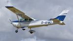 G-AYWD @ EGMJ - 41. G-AYWD arriving at a superb Little Gransden Air & Car Show, Aug. 2014.