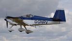G-GNRV @ EGMJ - 41. G-GNRV arriving at a superb Little Gransden Air & Car Show, Aug. 2014.