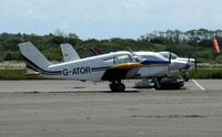 G-ATOR @ EGFH - Visiting Piper Cherokee. - by Roger Winser