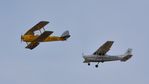 G-HERC @ EGMJ - 45. G-HERC with G-AOEI at a superb Little Gransden Air & Car Show, Aug. 2014.