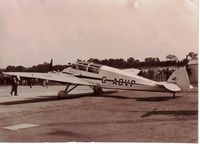 G-ABVP - Taken by my Father at Brooklands Race Track before World War 2 - by H R Freemantle