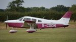 G-CDON @ EGMJ - 41. G-CDON departing the superb Little Gransden Air & Car Show, Aug. 2014.
