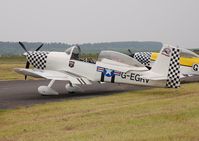 G-EGRV @ EGFP - Raven 3 in the recently formed Team Raven formation aerobatic display team markings. - by Roger Winser