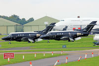 N19CU @ EGBP - Kemble based, Dominie T1, previously  XS728 RAF, seen with, N19EK, previously XS737 RAF.