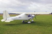 G-CDHR @ EGBP - Popham based, Ikarus, seen outside the Tower at EGBP.