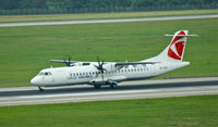OK-GFS @ EDDL - CSA, is here on RWY 23L, shortly after landing at Düsseldorf Int'l(EDDL) - by A. Gendorf