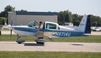 N9714U @ KOSH - AA-5A - by Mark Pasqualino