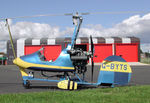 G-BYTS @ CAX - B-8MR gyrocopter then based at South Shields on a visit to Carlisle in the Summer of 2004. - by Peter Nicholson