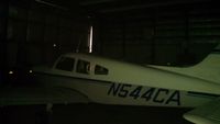 N544CA @ KMUT - Sitting inside - by Floyd Taber