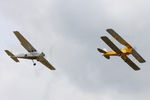 G-HERC @ EGMJ - in formation with G-AOEI at the Little Gransden Airshow 2014 - by Chris Hall