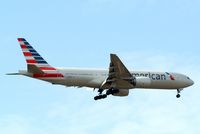 N758AN @ EGLL - Boeing 777-223ER [32637] (American Airlines) Home~G 04/08/2014. On approach 27L. - by Ray Barber