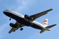 G-EUYI @ EGLL - Airbus A320-232 [4306] (British Airways) Home~G 03/08/2014. On approach 27R. - by Ray Barber