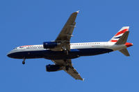 G-EUYI @ EGLL - Airbus A320-232 [4306] (British Airways) Home~G 03/08/2014. On approach 27R. - by Ray Barber