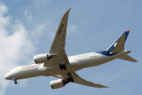 N967AM @ EGLL - Boeing 787-8 Dreamliner [35312] (Aeromexico) Home~G 07/08/2014. On approach 27R.
