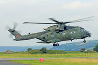 ZJ120 @ EGFP - Merlin HC3, coded D, seen letting down, runway 04 at EGFP.