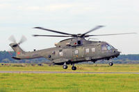 ZJ134 @ EGFP - Merlin HC.3, coded S, seen letting down, runway 04 at EGFP.