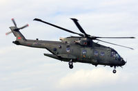 ZJ134 @ EGFP - Merlin HC.3, coded S, seen lifting, runway 04 at EGFP.