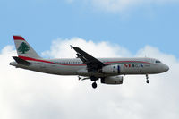 OD-MRN @ EGLL - Airbus A320-232 [4339] (Middle East Airlines) Home~G 19/08/2014. On approach 27L. - by Ray Barber