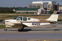 N143X @ KPDK - Beech F33 Debonair [CD-147] Atlanta-Dekalb Peachtree~N 23/04/2010 - by Ray Barber