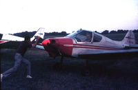 F-PKMA @ LFMD - Myself, André GIAUFFER, 16 years old, inside the Mistalet for a solo flight at Cannes Mandelieu airport France, in 1963. Picture taken by my father, same first name. My instructor, LAVIGNE, wind the propeller to start because there was no starter. - by ANDRE GIAUFFER