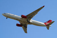 G-VKSS @ EGLL - Airbus A330-343X [1201] (Virgin Atlantic) Home~G 08/06/2014 On approach 27R. - by Ray Barber