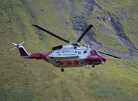 G-MCGD - Airlifting injured person from Glenbrittle area in Cuillins, Isle of Skye - by Tony LeMoignan