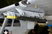 N5VN @ KADS - WP rocket on O-2A Cavanaugh Flight Museum Addison, TX