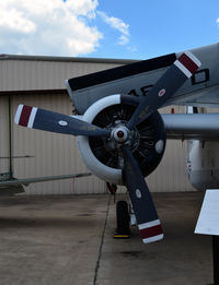 N37AM @ KADS - Right engine Cavanaugh Flight Museum Addison, TX