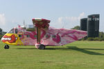 OE-FDN @ LKKT - Pink Aviation Shorts Skyvan
