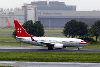 HB-JJA @ EHAM - Boeing 737-7AK [34303] (PrivatAir) Amsterdam-Schiphol~PH 10/08/2006