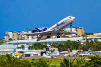 N395AJ @ TNCM - Amerijet departing TNCM - by Daniel Jef